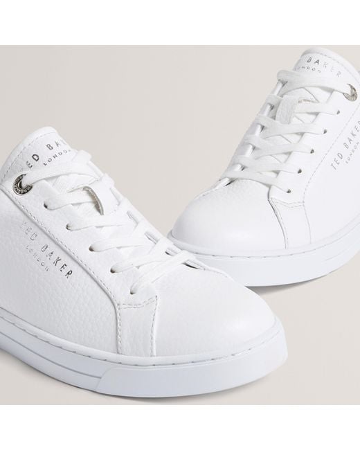 Ted Baker White Ted Webbing Trainer
