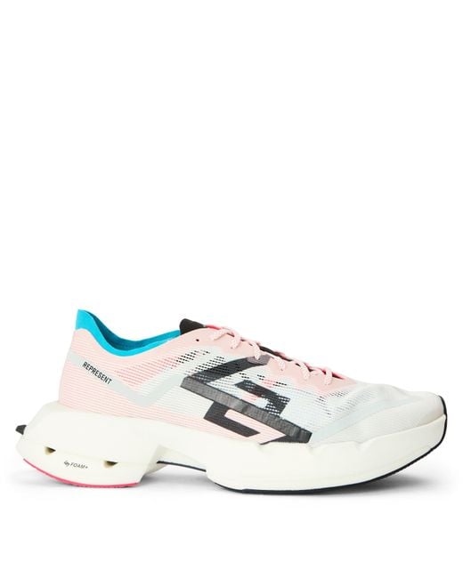 REPRESENT 247 White Fast Neutral Running Shoes for men