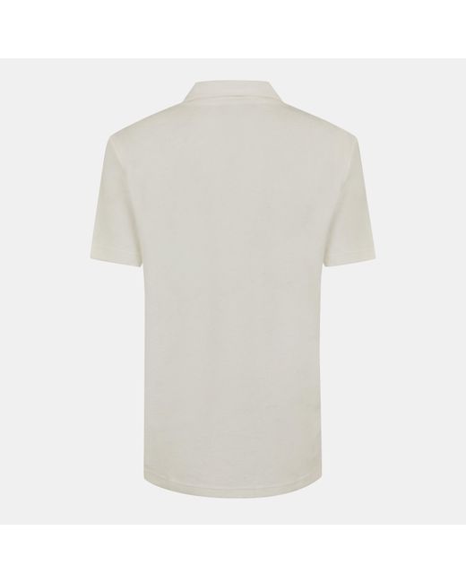 Lacoste White Slim Fit Short Sleeve Polo Shirt for men