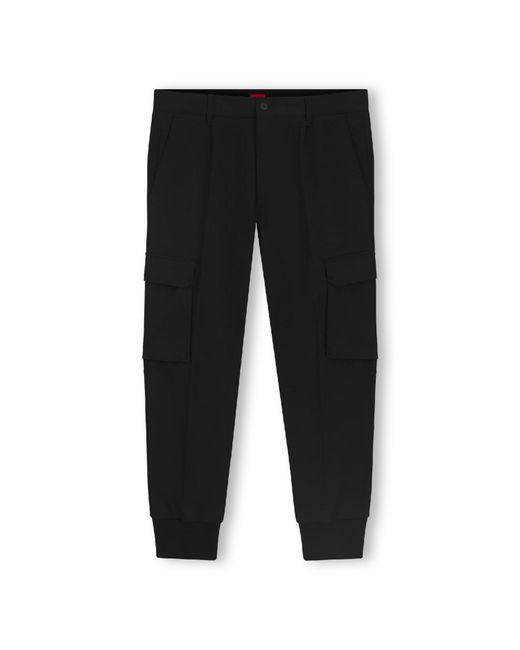 HUGO Black Glavin241 Slim Fit Cargo Trousers for men