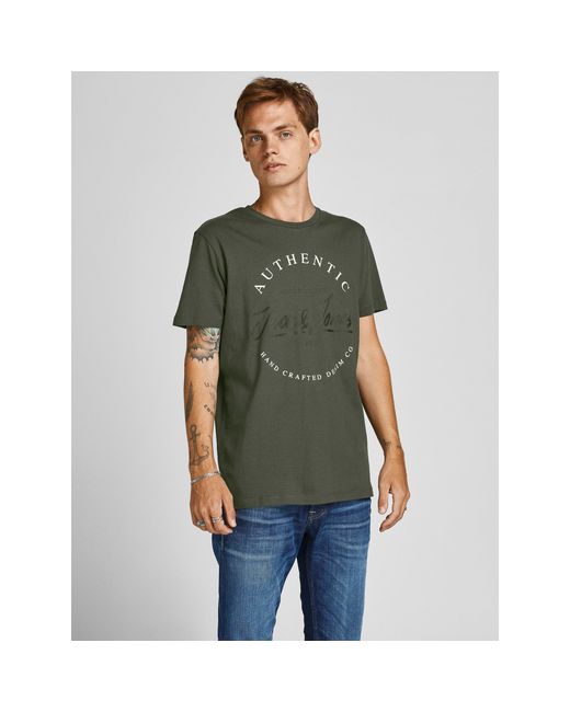 Jack & Jones Multicolor Urban 5 Pack Short Sleeve T Shirt for men