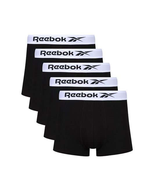 Reebok Black Calzoncillos De Hombre En Negro Boxer Shorts for men