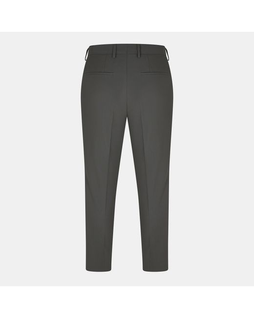 HUGO Gray Straight Leg Trousers for men