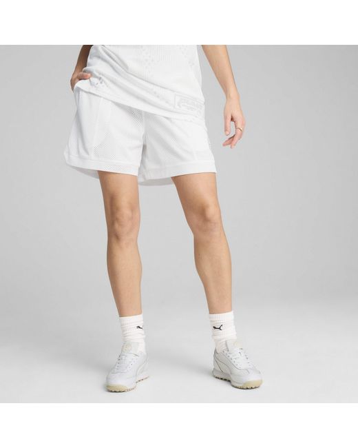 PUMA White Jer-She Short Jogger