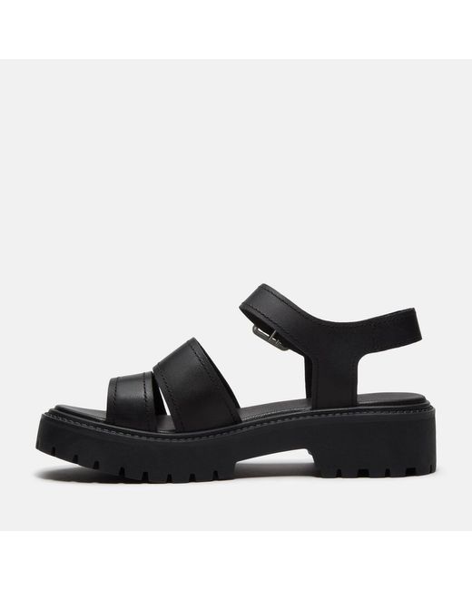 Timberland Black Gladiator Flat Sandal