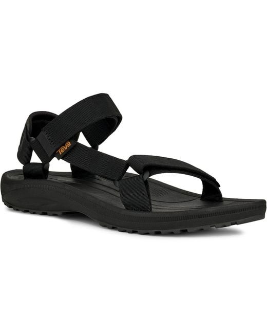 Teva Black Walking Sandals for men