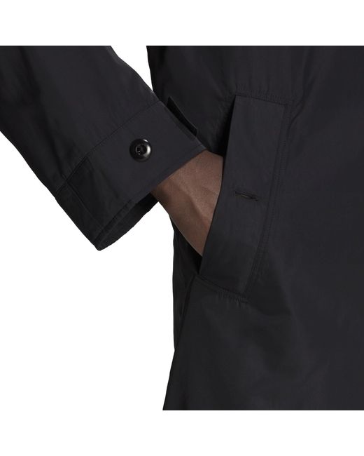 Adidas Originals Black Adicolor Contempo Long Sleeve Overshirt for men