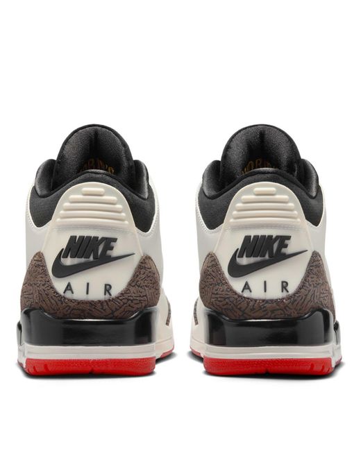 Nike White Nike Jordan Air 3 Trainers for men