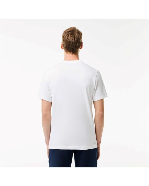 Lacoste White Box T Shirt for men