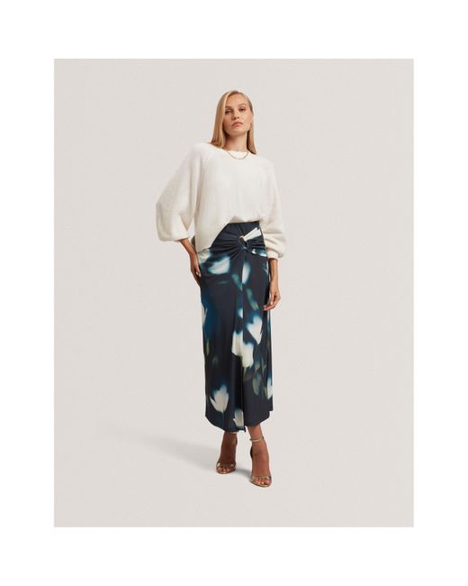 Ted Baker White Crew Neck Jumper