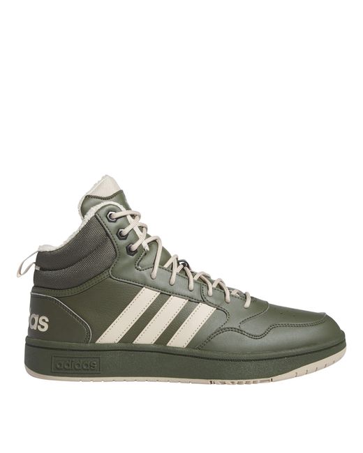 Adidas Green Hoops 3.0 Mid Wtr Basketball Trainers for men