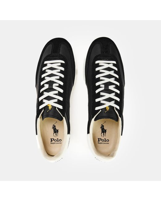 Polo Ralph Lauren Black Bedford Low-Top Trainers for men