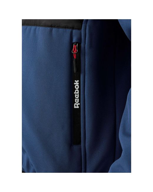 Reebok Blue Water-Resistant Rain Anorak for men
