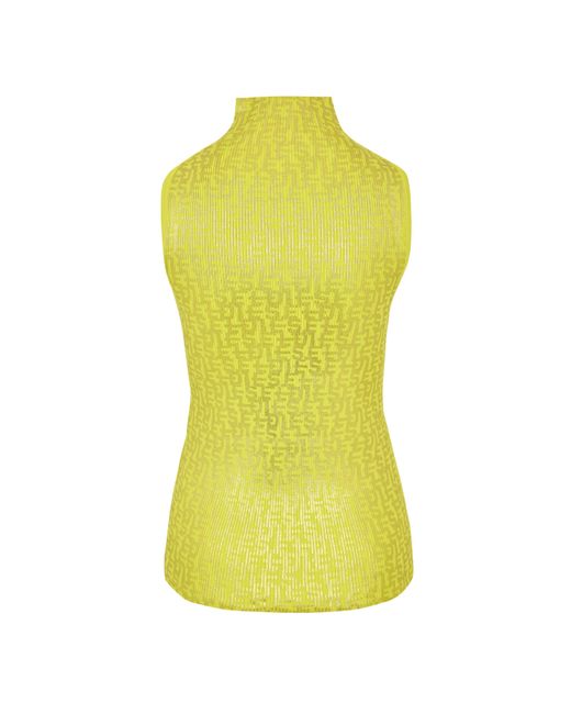 DIESEL Yellow Egeo Maglia Knitted Top
