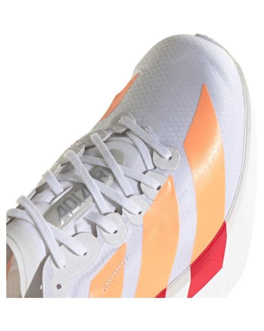 Adidas Gray Adizero Adios Pro 4 Running Shoe