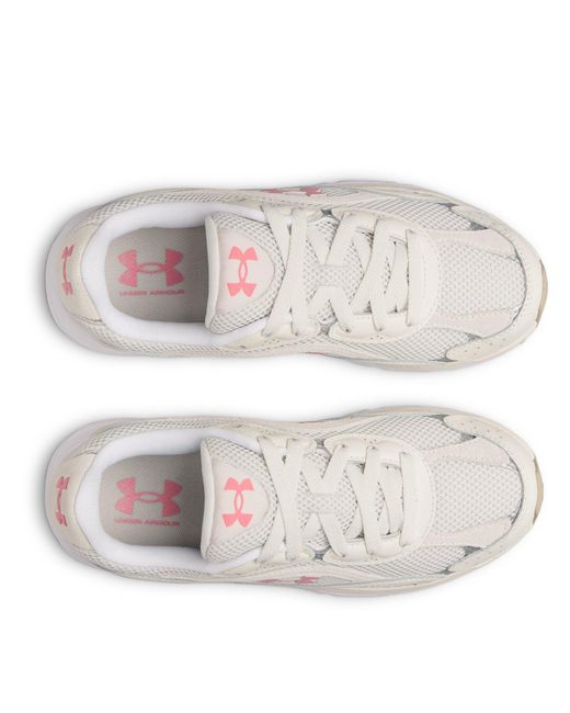 Under Armour White Ua Tech Runner Trainers