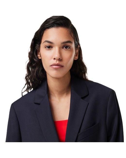 Lacoste Blue Tailored Fit Blazer for men