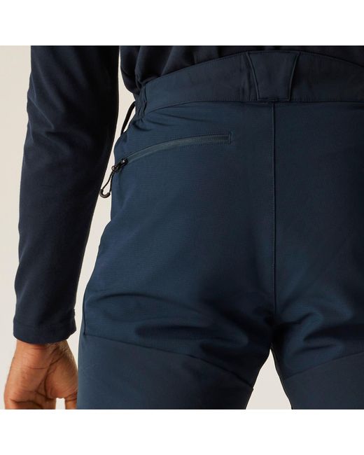 Regatta Blue Prolite Softshell Stretch Trousers for men