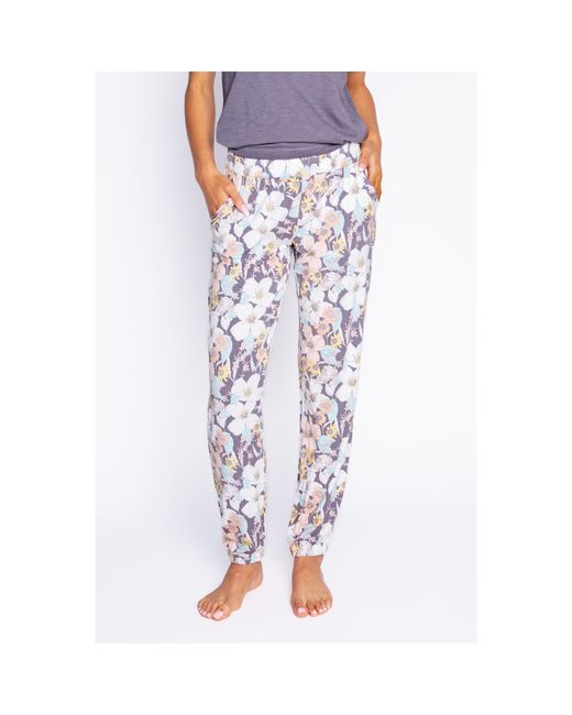 Pj Salvage Purple Pant