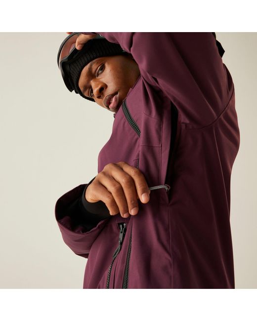 Dare 2b Red T-Bar Ii Ski Insulated Waterproof Jacket for men