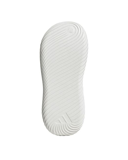 Adidas White Pool Sliders for men
