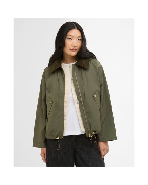Barbour Green Rain Anorak Jacket