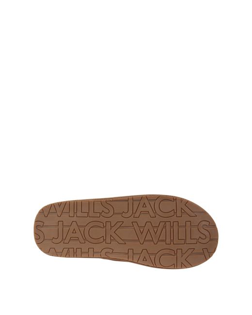 Jack Wills Brown Mule Slippers for men