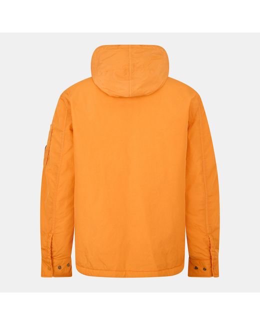 C P Company Orange C.P. Company Padded Bomber Jacket for men