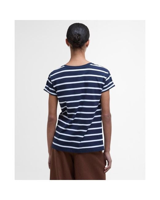 Barbour Blue Otterburn Stripe T-Shirt