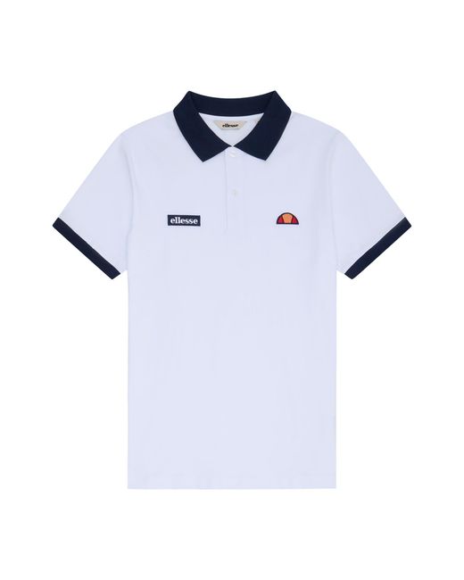 Ellesse Blue Short Sleeve Polo Shirt for men