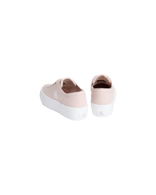 Calvin Klein White Low-Top Trainers