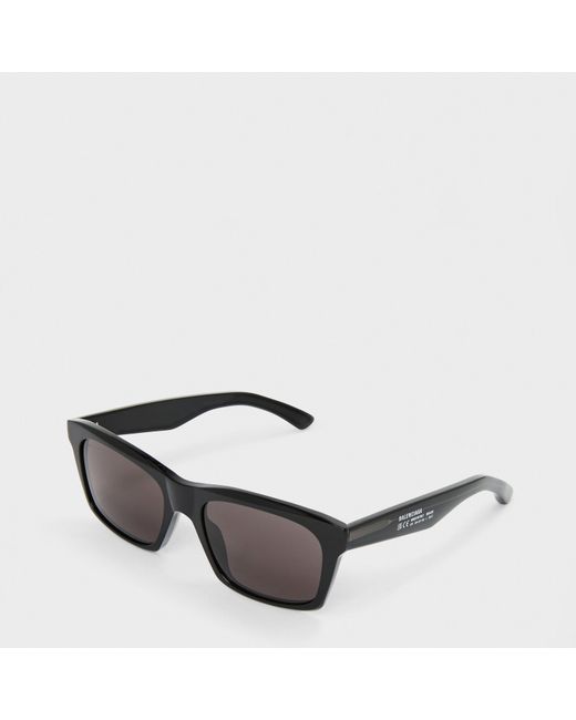 Balenciaga Metallic Rectangle Sunglasses for men