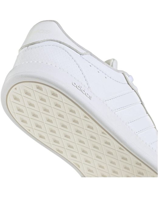 Adidas White Breaknet Sleek Trainers