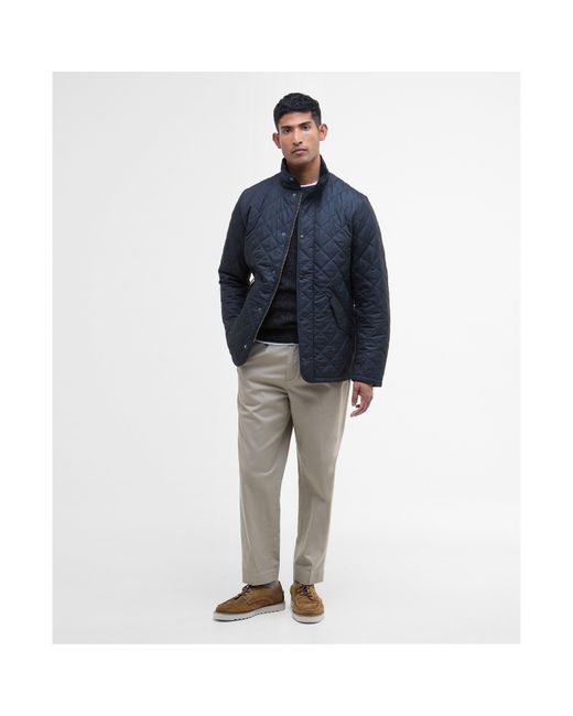 Barbour Blue Chelsea Sportsquilt Jacket for men