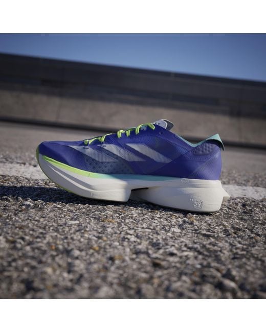 Adidas Blue Adizero Adios Pro Fast Neutral Road Running Shoes