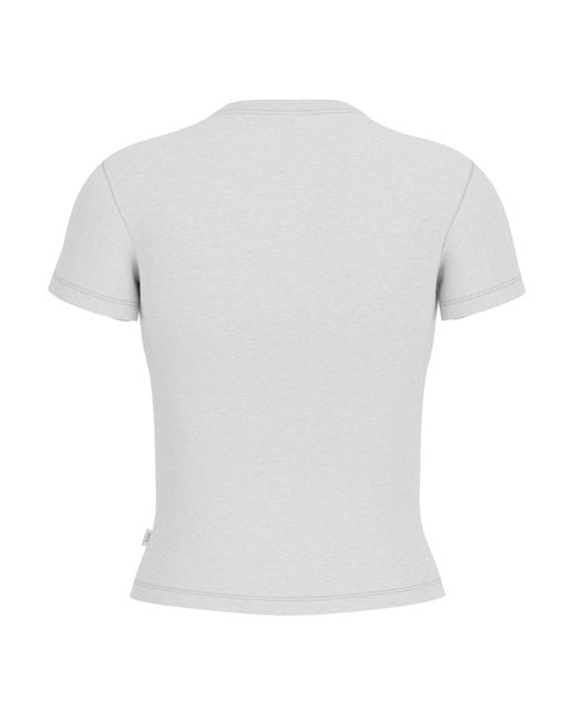 Guess White Stamp Baby Tee