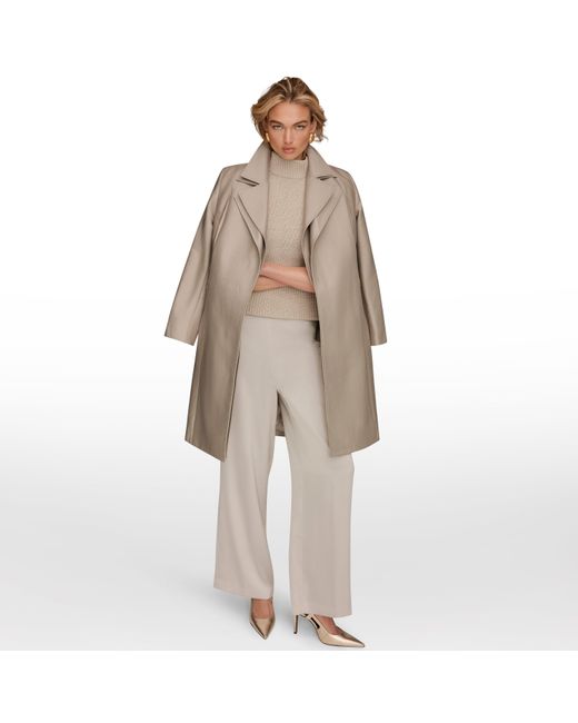 Donna Karan Natural Trench Coat