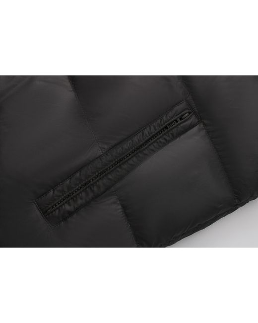 Firetrap Black Duck Down Knee Length Hooded Down Jacket