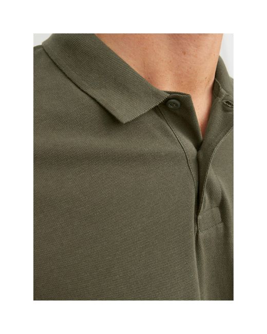 Jack & Jones Green Short Sleeve Polo Shirt for men