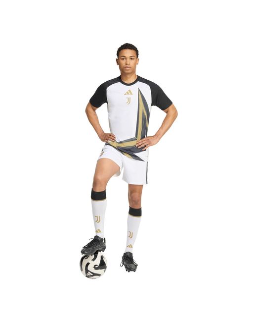 Adidas Black Juventus Pre Match Shirt 2026/27 for men