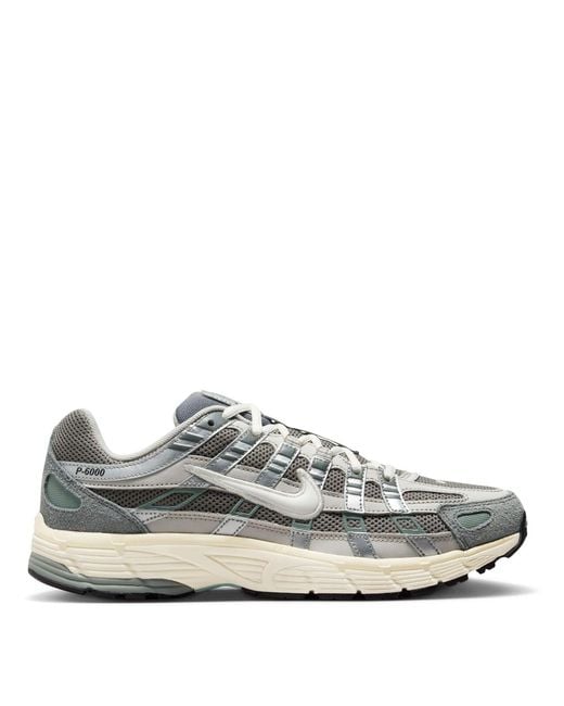 Nike Gray P-6000 Trainers for men