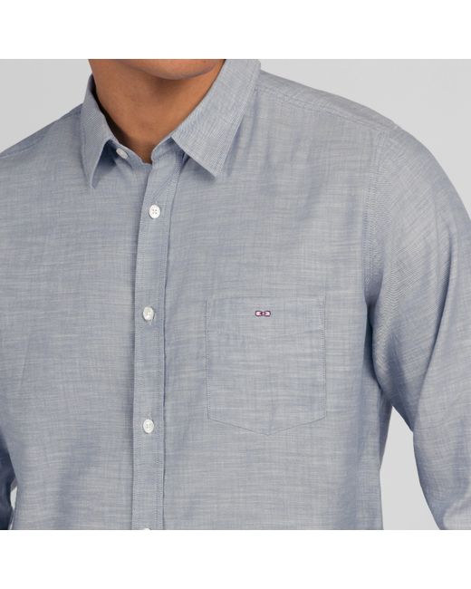 Eden Park Blue Plain Shirt for men