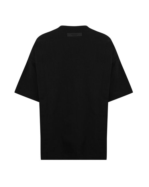 Fear Of God Black Short Sleeve Tee for men