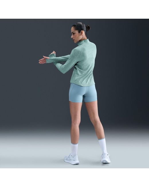 Nike Blue Swift 1/4-Zip Running Top
