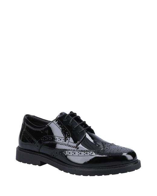 Hush Puppies Black Verity Brogue