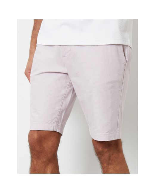 Threadbare Pink Marino Woven Tracksuit Shorts for men