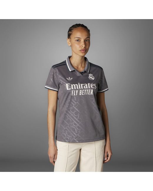 Adidas Gray Real Madrid Third Shirt 24/25