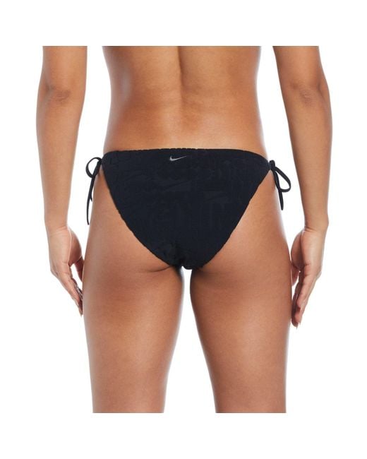 Nike Blue Retro Flow Tie String Bikini Bottom