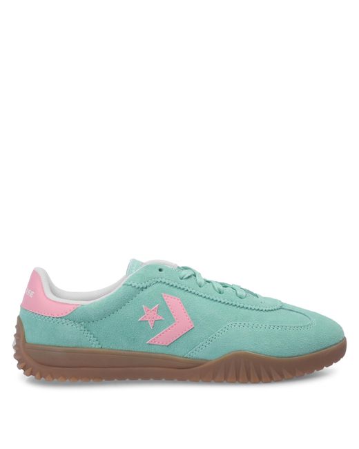 Converse Green Adults Run Star Trainer Suede Low-Top Trainers