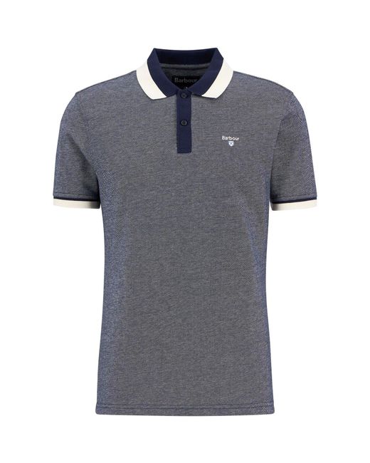 Barbour Gray Helwith Polo Shirt for men